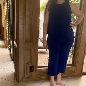 Chicos Elegant Navy Women's Jumpsuit Size M